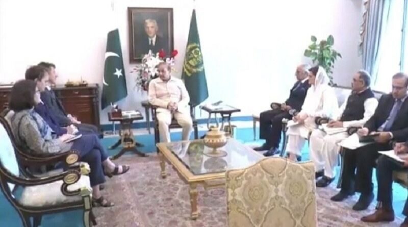 British PM meets Shahbaz Sharif, Pakistani PM